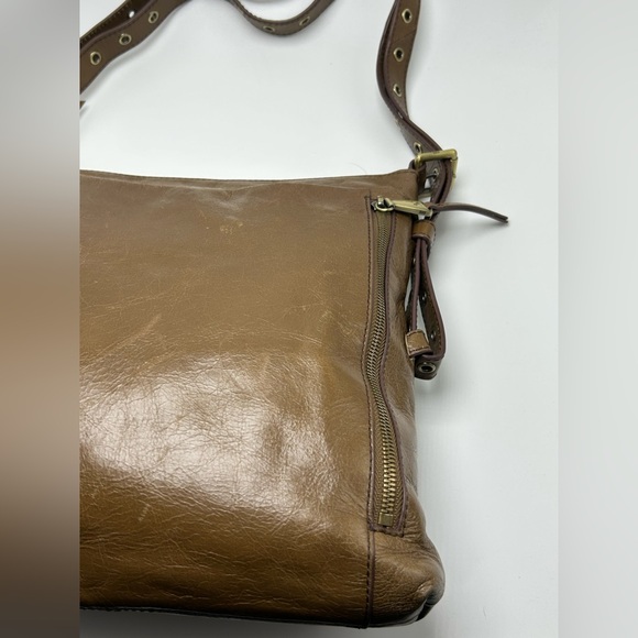 Hobo International Brown Leather Crossbody Shoulder Bag - Picture 2 of 8